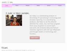 Tablet Screenshot of jenniferahaley.com